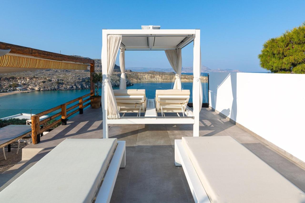 Lindos Shore Summer House With Jacuzzi And Sea View !!! Exterior photo